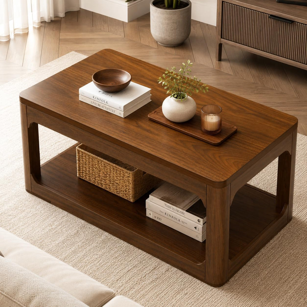 Rovibek Living Room Tables Set of 3, Large Coffee Table and End Table Sets | ...