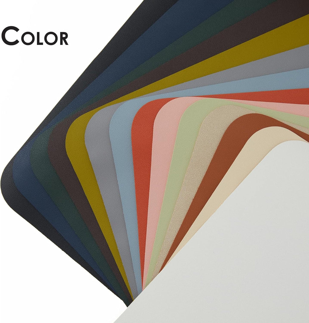 Cork Desk Mat - Dual-Sided Desk Pad for Office and Home - Desk Organization and Accessories - Ideal for Large Mouse Pad and Desk Mats on Top of Desks(Olive Green,27.6"x 13.8")
