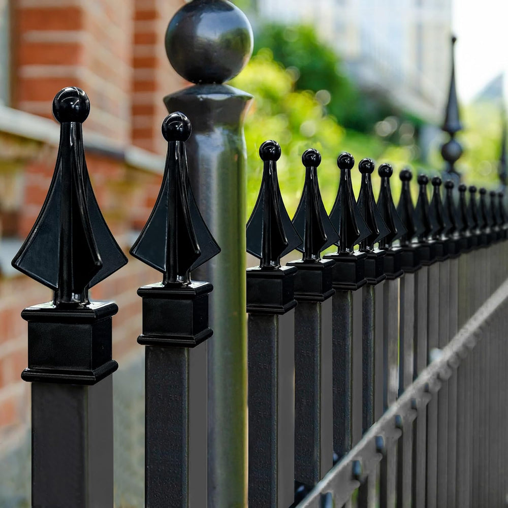30pcs Black Fence Finials Fits 3/4" Square Post- Polypropylene Plastic F...