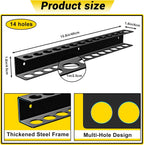Screwdriver Plier Organizer Wall Mount,Screwdriver Rack,Metal Plier Holder Utility Tool Holder Organizers and Storage Rack for Garage Workshop Workbench Tool Chest Cart,1 PCS