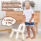 KidBloom Toddler Chair, Ergonomic Kids Chair, Durable and Sturdy Small Plastic Child Chair for Toddlers 1–3