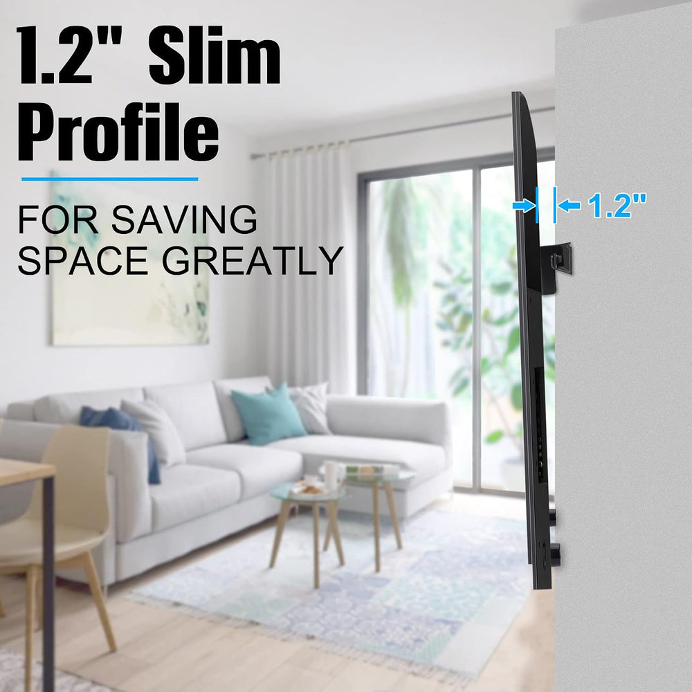 No Stud TV Wall Mount, No Drill Studless Drywall TV Mount, Easy Install | Hea...