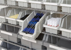 Seville Classics Commercial 7-Tier Platinum/Gray NSF 22-Bin Rack Storage System