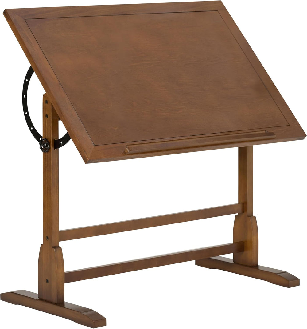 Studio Designs Vintage Drafting Table - Antique Design Solid Wood Drafting Ta...