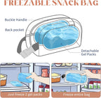 Cerbonny Reusable Lunch Bag, Khaki Checkerboard, 2.5L, Insulated, Leak Proof, Zipper Closure, 2 Compartments, Perfect for Picnic, Work, School, Travel