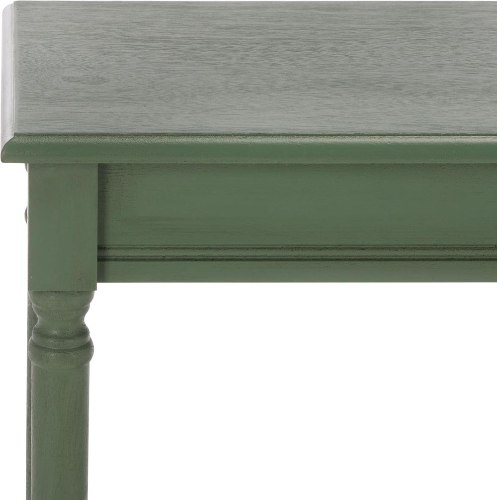 SAFAVIEH Furniture - Tinsley Rectangle Console Table - Dusty Green - Solid Wo...