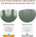 RoyalCraft 59" Buffet Cabinet with Storage, Vintage Sideboard with Adjustable Shelves & Carved Handle, Mid Century Modern Painted Credenza Coffee Bar for Kitchen, Dining Room, Forest Green