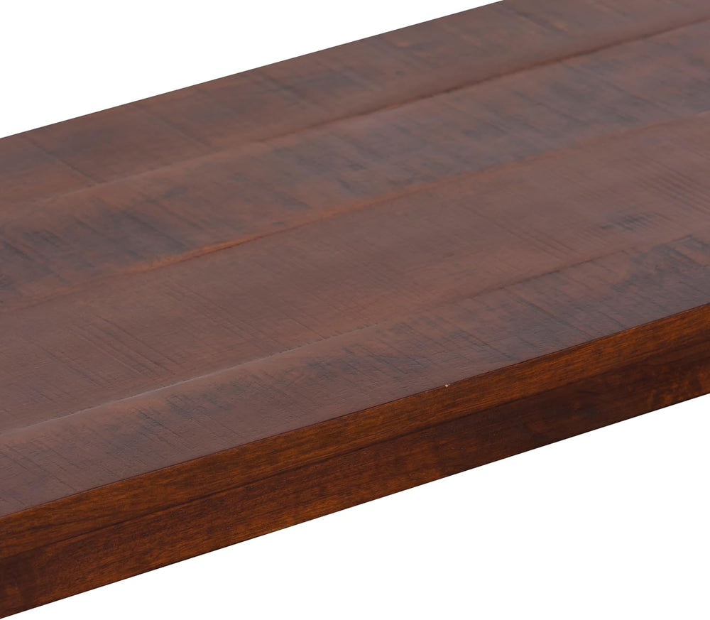 Fab Habitat Aurora 3-Seater Bench - 63" L Large Rustic Industrial Mango ...