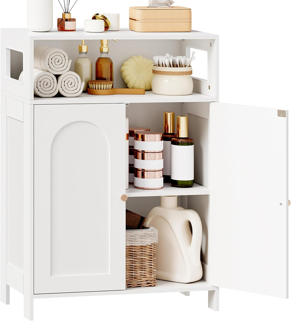 BEWISHOME Bathroom Storage Cabinet, Bathroom Floor Storage Cabinet, Freestand...