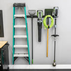 StoreYourBoard Garage Tool Organizer Wall Mount – Heavy Duty Garage Wall Organizer for Garage Organization and Storage, Broom Holder Wall Mount for Gardening Tools & Yard Tools – 48" Holds 450 lbs
