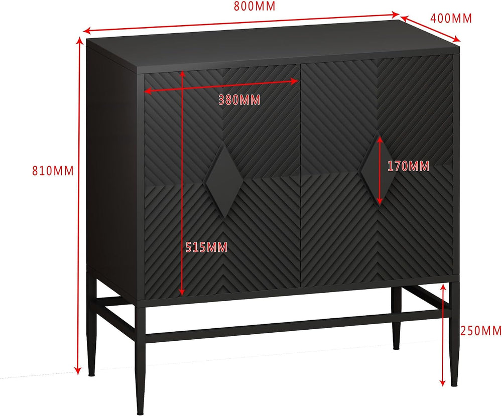 Modern Storage Cabinet, Accent Cabinet for Living Dining Room Entryway,for Ki...