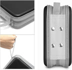 Siveit CD Case, 40 Capacity CD/DVD Case Holders Wallet Hard Plastic DVD Disc Cases Storage Binder for Car Home Office Travel (Black)