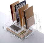 Desk Organizers and Accessories, Acrylic Desk Organizer with Drawer, Office Supplies Organization Storage, Clear Acrylic File Organizer for Desk - 1 Pack
