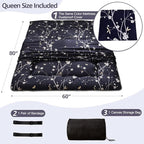 MAXYOYO Japanese Floor Mattress Futon Mattress, 4" Thicken Tatami Mat Sleeping Pad Foldable Roll Up Mat Boys Girls Dormitory Pad Kids Floor Lounger Pillow Bed, Charcoal Grey, Queen Size
