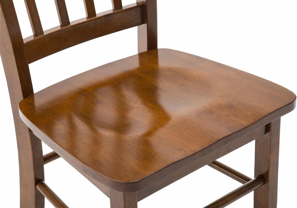 Boraam Shaker Dining Chairs, Set of 2 - Cocoa Walnut