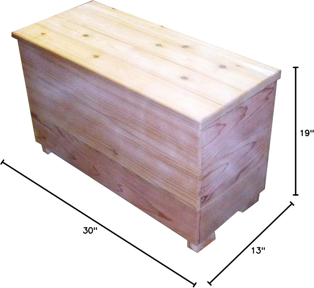Steve's Gift Shoppe Cedar Chest and Storage Bench Size 30 x 19 x 13 inches