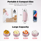Zannaki Metal Travel Pill Organizer, Portable Waterproof Weekly Pill Box, Large Aluminum Alloy Container, BPA Free 7 Day Daily Medicine Organizer Holder for Vitamin, Fish Oil, Supplement