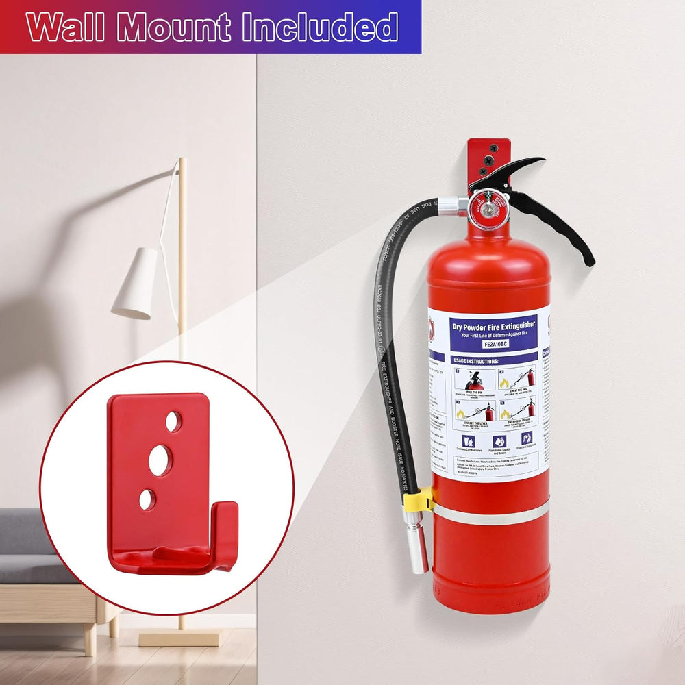 1PACK 5lb Dry Chemical Fire Extinguisher 2-A: 10-B: C Fire Extinguishers