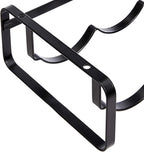 Amazon Basics Tabletop Stackable 4-Bottle Metal Wine Rack, 3.74"D x 15.75"W x 7.87"H, Black
