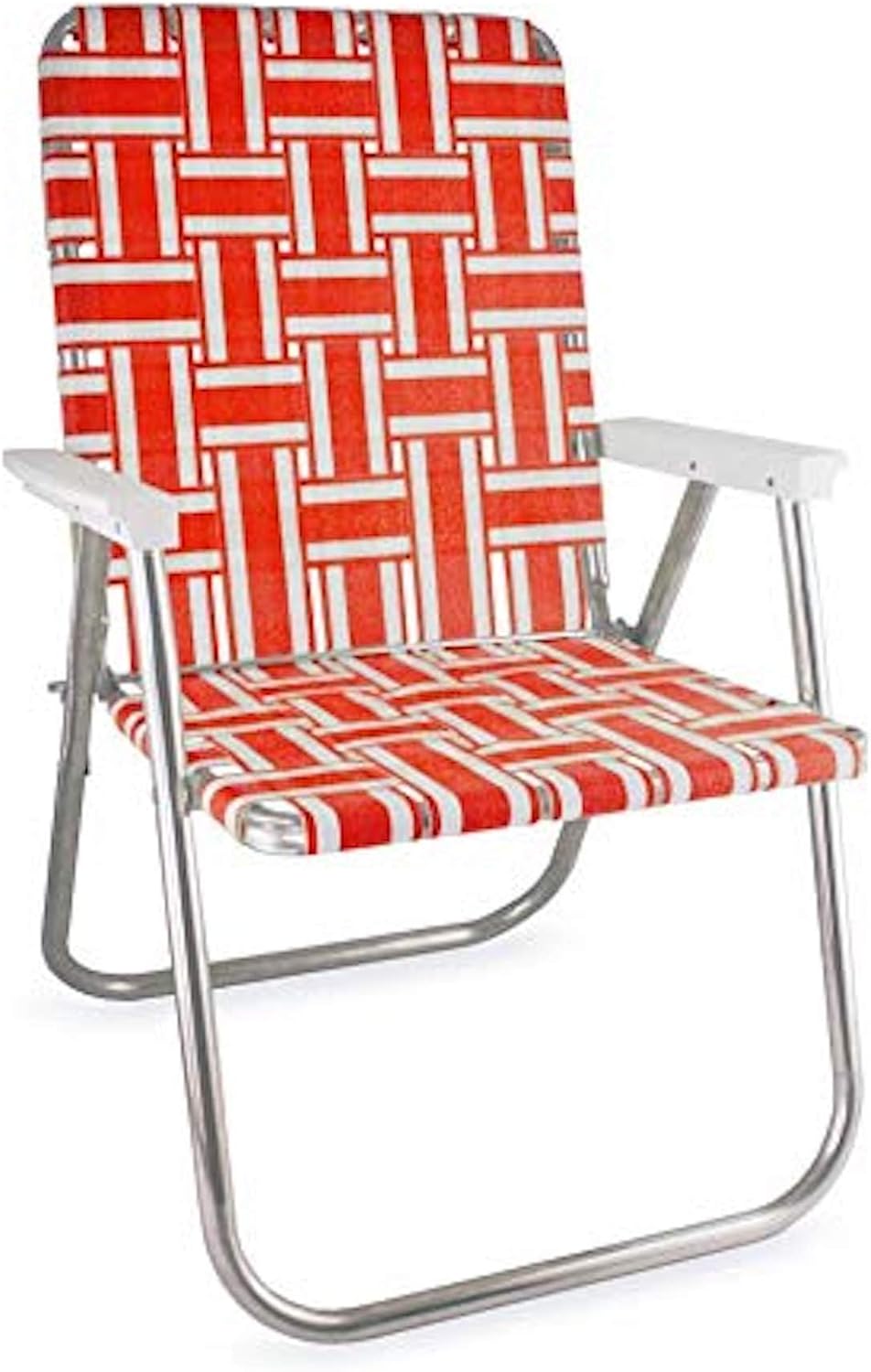 Lawn Chair USA Folding Aluminum Outdoor Patio Lawn Chair | Heavy-Duty Webbed ...
