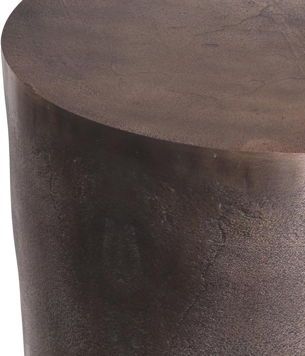 SIMPLIHOME Morris Metal Table - 17 inch Wide Cast Aluminum Round Accent Table...