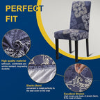 Chair Covers, Stretch Kitchen Chair Covers/Dining Chair Covers for Dining Room 8 Pack, Removable Washable Dining Chair Slipcovers for Home, Hotel, Banquet