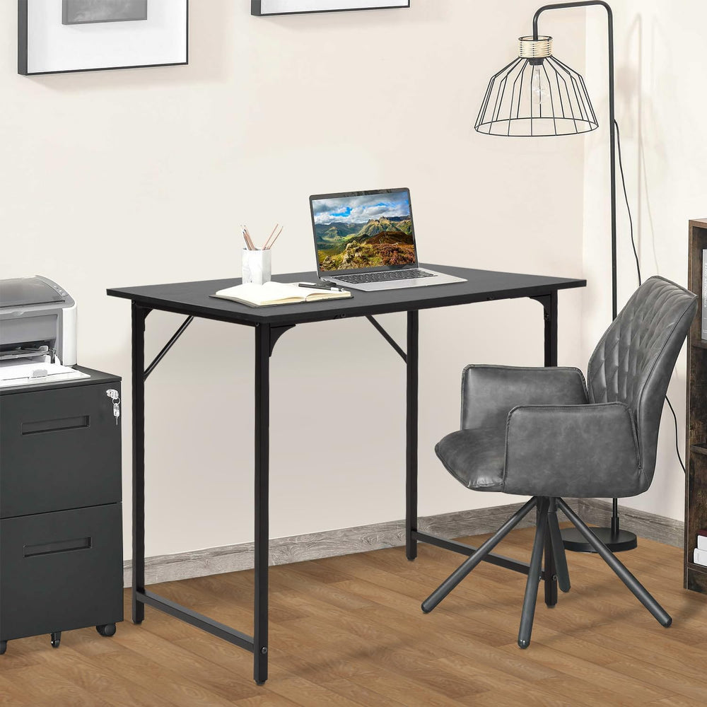 BestOffice | 32 Inch Computer Desk | Black | Sturdy Office Desk