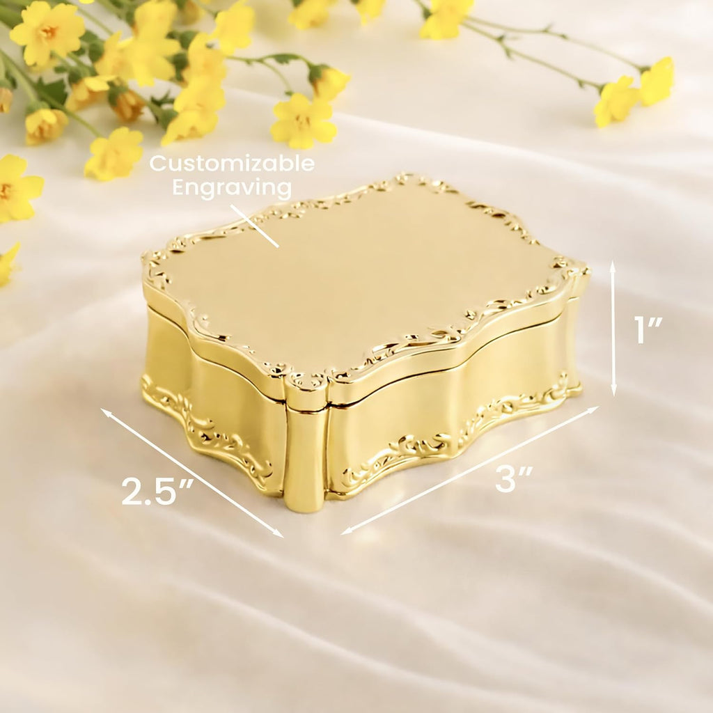 Cherished Moments Personalized Baptism Rectangle Jewelry Box