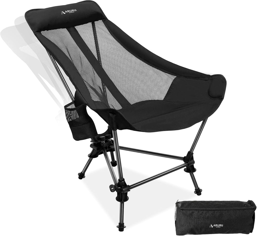 Hammock Camping Chair, Lightweight Folding Beach Lounge Chair with Adjustable...