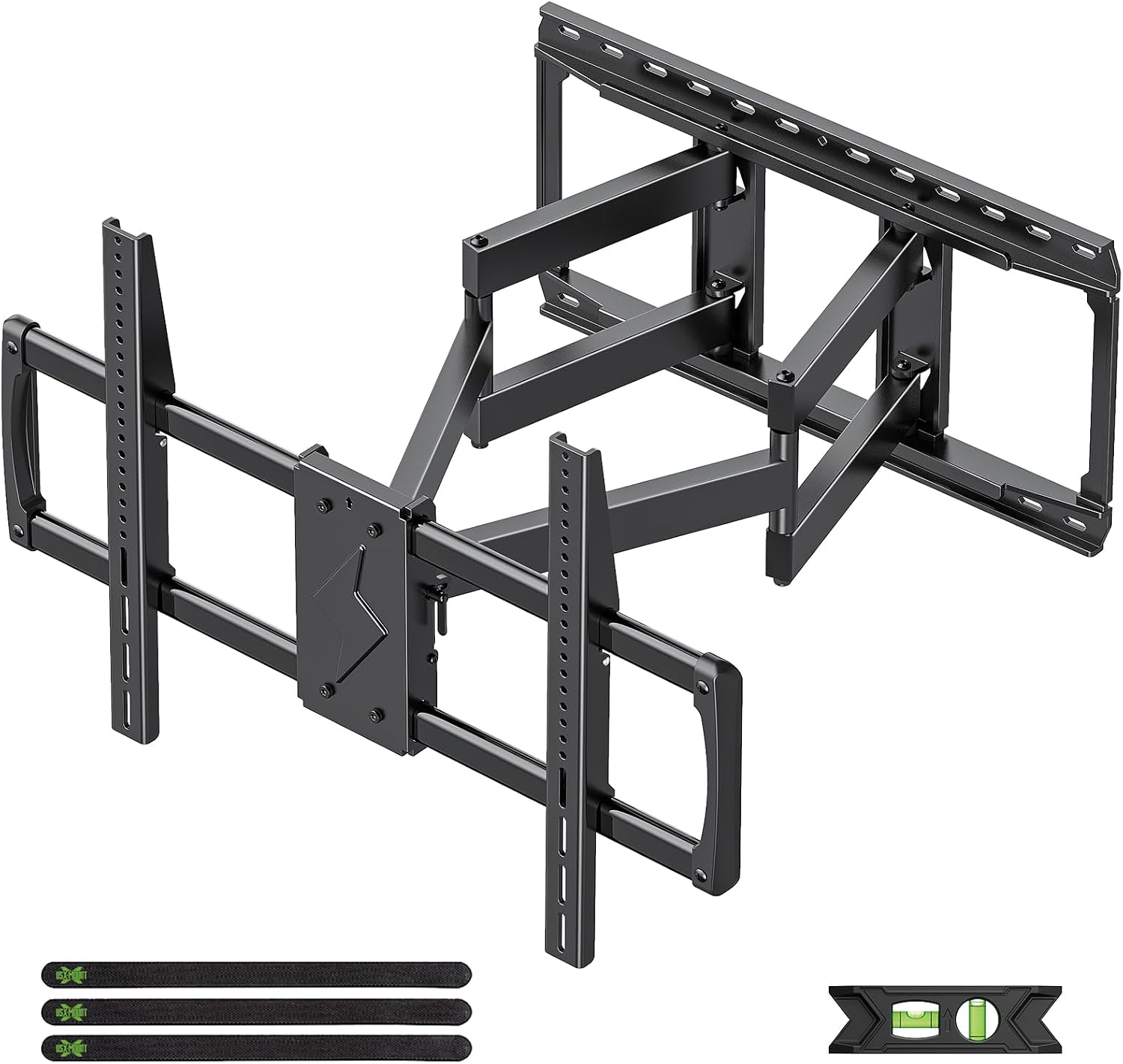 USX MOUNT 85 86 90 98 100 inch Heavy Duty Full Motion TV Wall Mount for 42-100" TVs, TV Mount with Swivel, Tilt & Leveling, Wall Mount Bracket Up to 170lbs, Max VESA 800x600mm