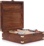 Wooden Watch Box for Men & Women, Watch Organizer & Display Case, Premium Long-Lasting Watch Holder for Storage, Elegant Gift for Watch Collectors (Wood Top, 6 Slots)