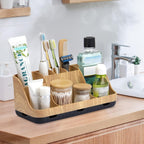 Bathroom Organizers and Storage - Detachable 7 Slots Kids Electric Toothbrush and Toothpaste Holde Drainage for Bathroom Accessories Organization Counter Vanity Storage