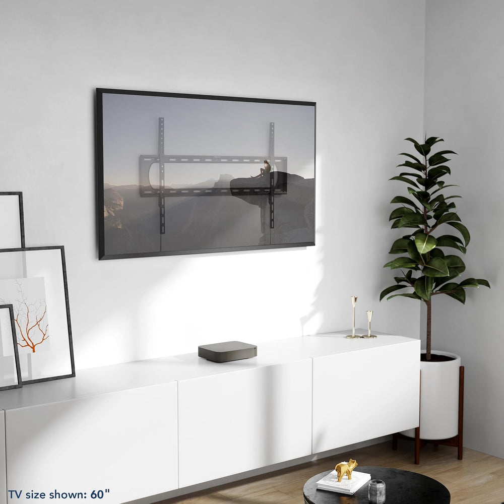 Mount-It! Heavy Duty XXL Fixed TV Mount for Extra Large TVs, Ultra Low Profil...