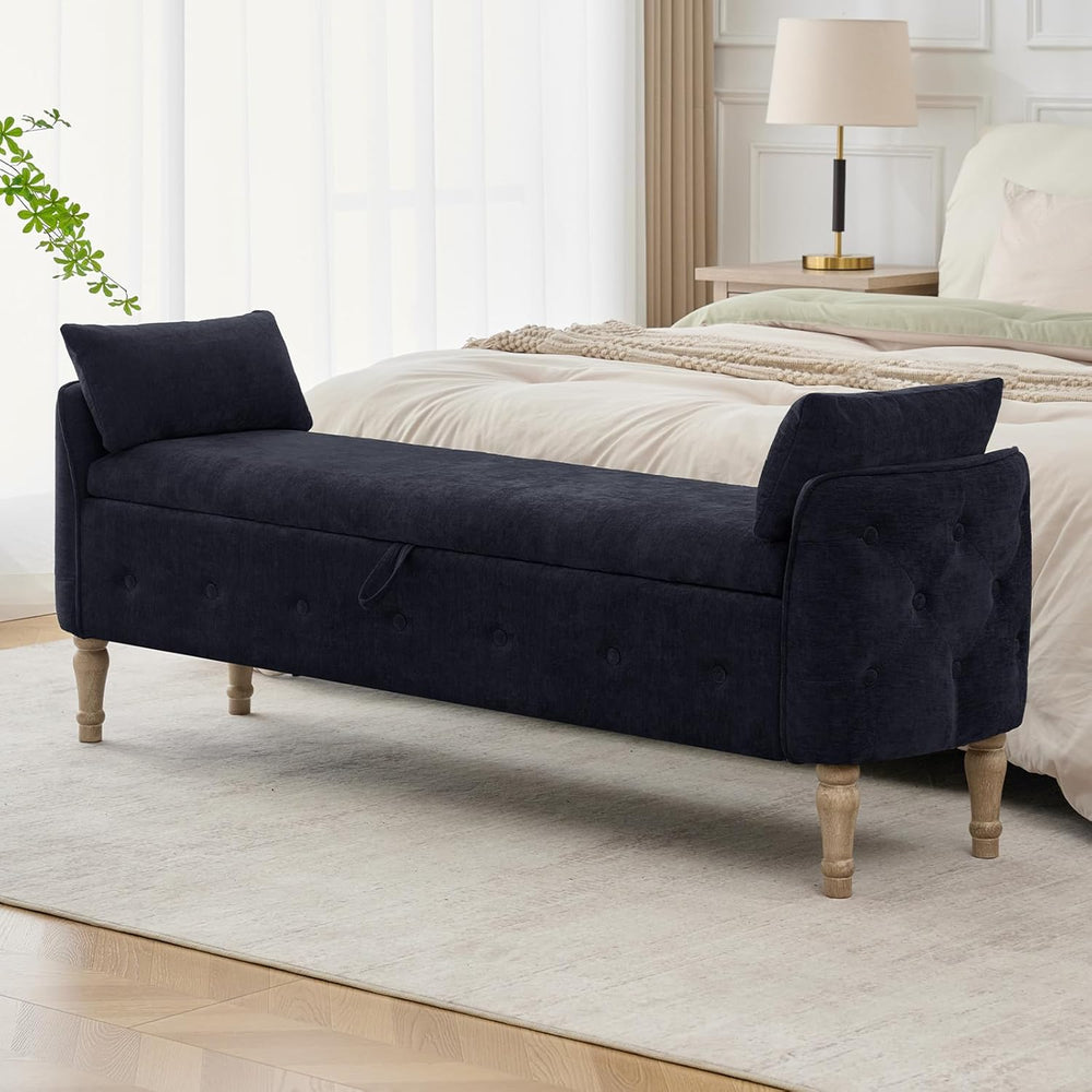 67'' King Size Storage Bench for Bedroom End of Bed,Linen Bedroom Ben...