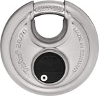 ABUS 20/70 Heavy Duty Diskus Storage Padlock with 2 Keys for Storage, Outdoor, Commercial, 2.75in (70mm) Wide, Keyed Alike 161262