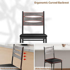 GarveeHome Bar Stools Set of 2, Counter Height Bar Chairs with Back and Thick Cushion, Upholstered Dining Chairs with Padded Seat, Barstools for Kitchen Island, Bar, Dining Room, Grey