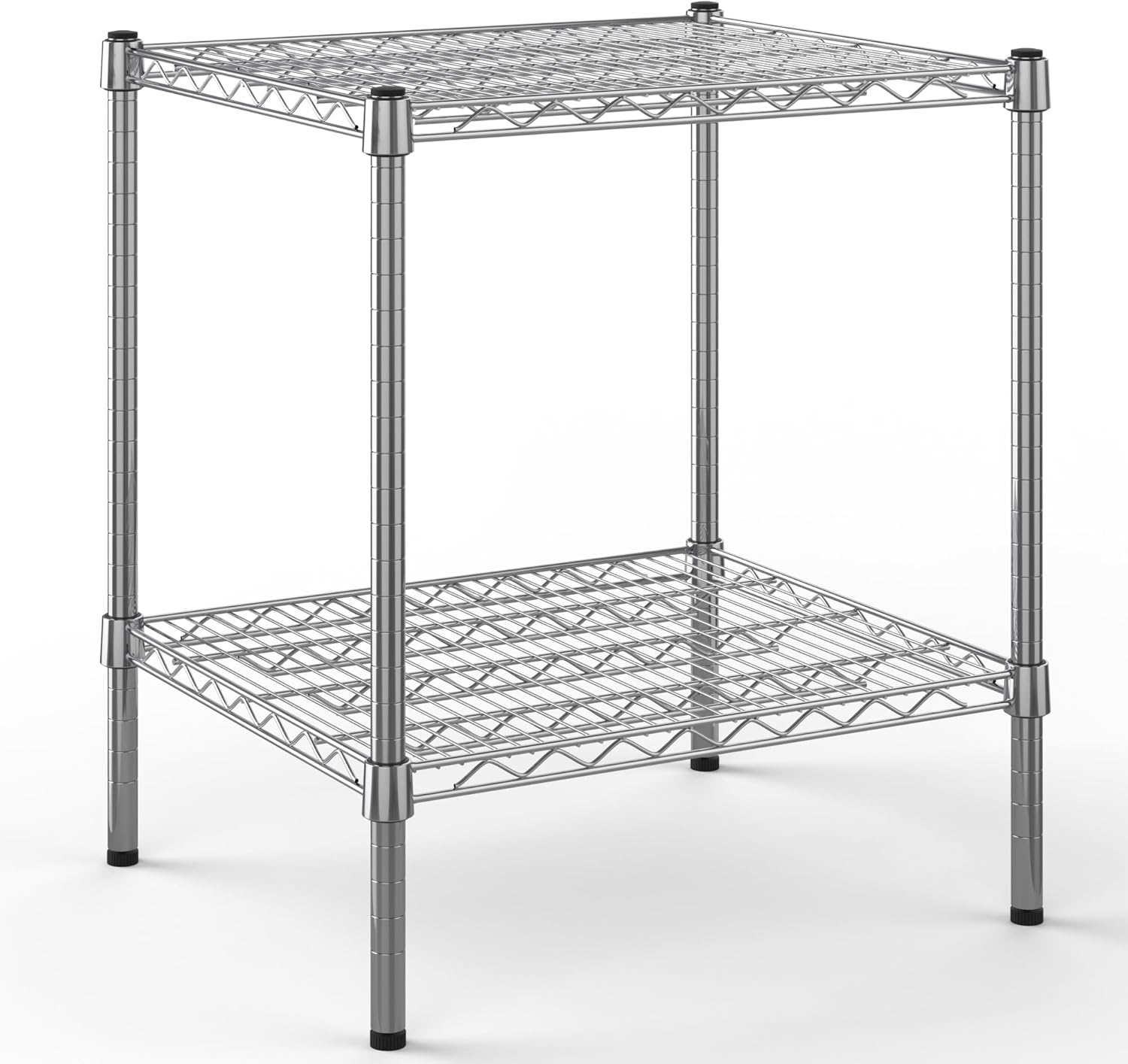 21" Deep x 24" Wide x 27" Height Wire Shelving Kit | 2-Tier | NSF Commercial Storage Rack Unit