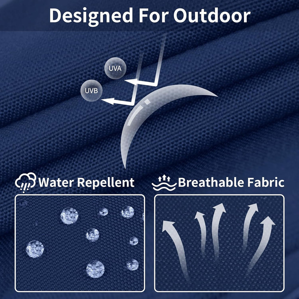 Outdoor Seat Cushions for Patio Furniture, 19x19 Inch Square Patio Chair Cush...