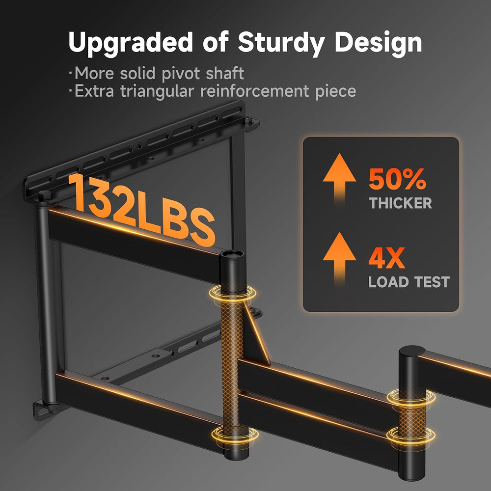 XINLEI Long Arm TV Wall Mount for Most 32-84 Inch TVs, 40” Extension Full Mot...
