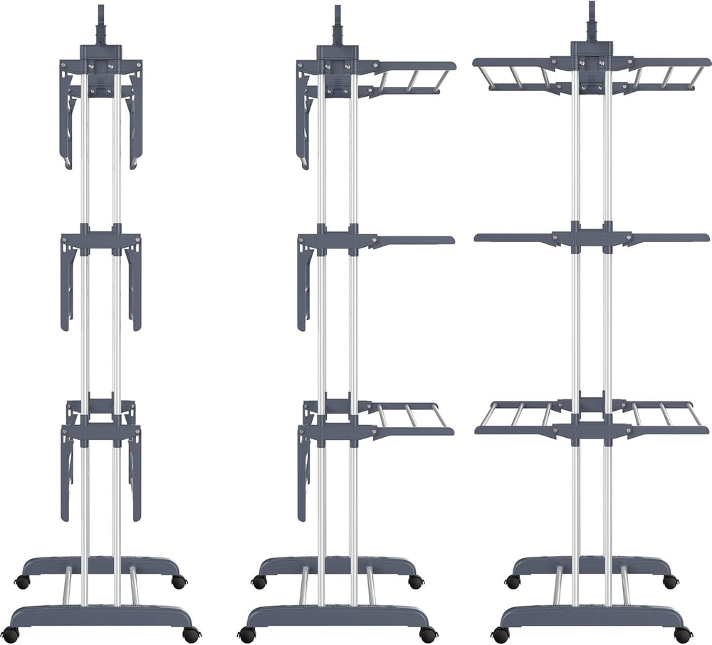 HOMIDEC Clothes Drying Rack, Oversized 4-Tier(67.7" High) Foldable Stain...