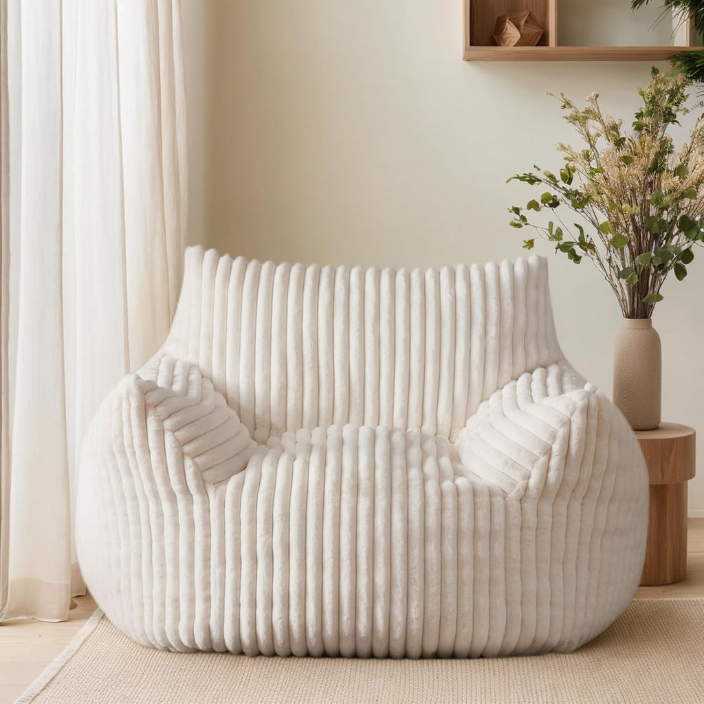 Oversized Bean Bag Chair for Living Room Furniture Bean Bag Chairs for Adults- Small Couch & Lounge Accent Chair for Living Room Chairs or Bedroom