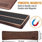 HOSHANHO Knife Magnetic Strip, Acacia Wood Powerful Magnetic Knife Strips, Magnetic Knife Holder for Wall 10 Inch Use as Magnetic Tool Organizer, Home Organizer