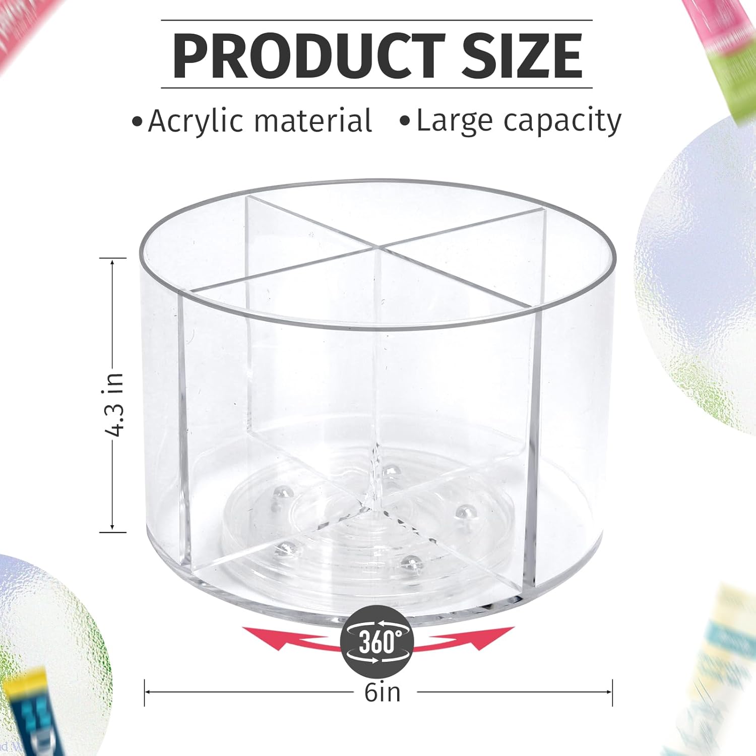 Drink Packet Organizer for Powdered Drink Mix,Powder Packet,Water Packet,Water Flavor Packet,Lazy Susan 360° Turntable Organizer for Drink Mix Necessities