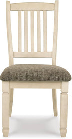 Signature Design by Ashley Bolanburg 20" Upholstered Dining Room Chair, Set of 2, Antique White