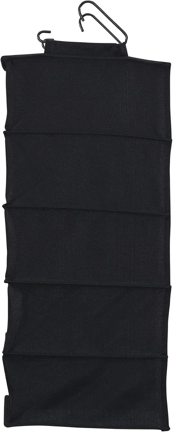Household Essentials 10 Pocket Hanging Shoe Closet Organizer with Hooks