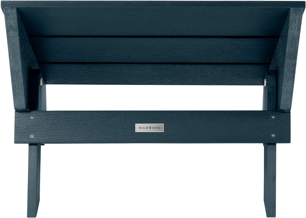 Highwood Italica Modern Adirondack Folding Ottoman, Federal Blue