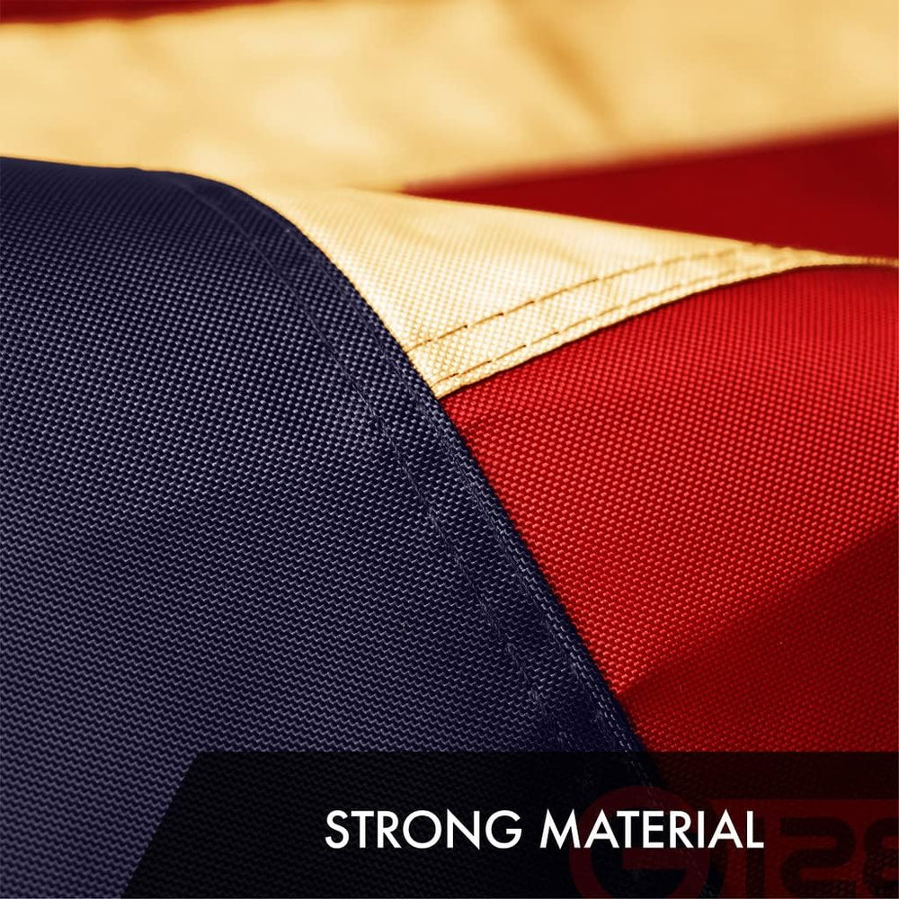 G128 Betsy Ross 1776 Tea-Stained Flag | 4x6 Ft | ToughWeave Pro Series Embroi...