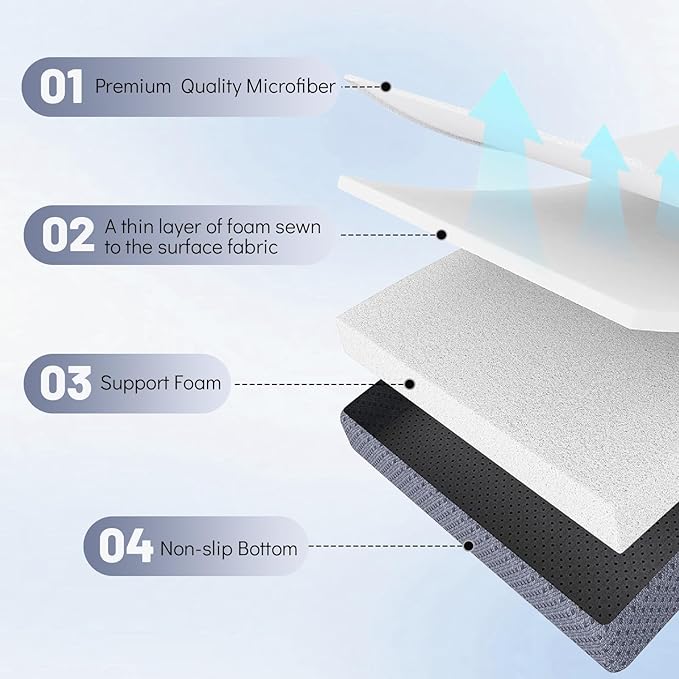Japanese Floor Mattress Full, Anti-Slip Japanese Futon Foldable Tatami Mat fo...
