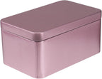 Alipis Tea Leaf Storage Container Rectangular Tinplate Box Mini Portable Tea Tin for Candies Snacks and Small Items Home Storage Box with Lid 5.11 X 3.14 X 2.36 in