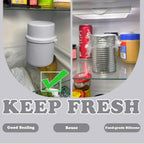 Original Canned Dog Food Storage Container | Silicone Can Cover Pet Food Sealer | BPA Free, Airtight, Dishwasher & Freezer Safe (Grey)